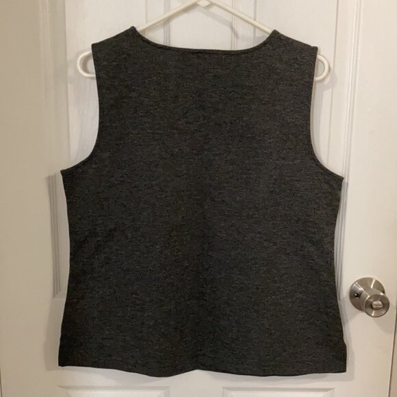 Grey Scoop Neck Tank - Picture 3 of 4